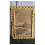 Ornate Gold Gilded Frame w/Baroque Carvings
