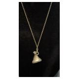Sterling Silver Enduring Kiss Necklace