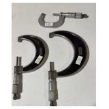 Machinists Starrett Micrometers 2-3,3-4-