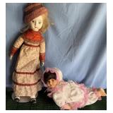1978 Porcelain "Waldaï¿½ Doll/ Porcelain Baby