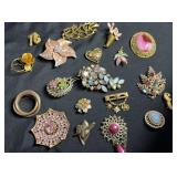 Sherman, W. Germany, and Pago Brooches