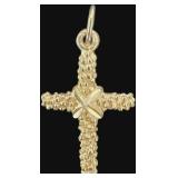 14K Gold Cross