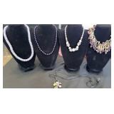 VTG Purple/Lavender Choker Necklaces
