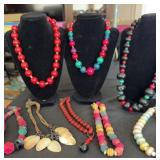 VTG Wooden Bead Necklaces
