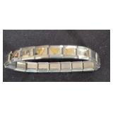 Stainless Steel Italian Charm Bracelet