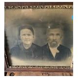 VTG Wood Carved Frames w/ Old Portrait