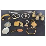 VTG Brass/ Copper Items/ Gold Tone Music Box