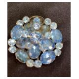 Beautiful Antique Blue Brooches