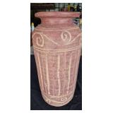 Primitive Handmade Terracotta Ceramic Vase