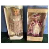 VTG Porcelain Collectible Doll / Original Boxes