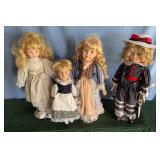 1980-90ï¿½s Porcelain Collectible Dolls
