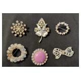 VTG Costume Brooches