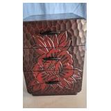 Showa Era Japanese Kamakura-Bori Mini Chest