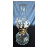 Vintage Glass Oil Lamp