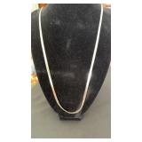925 Italy Sterling Herringbone Necklace