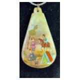 Persian HP Mother of Pearl Teardrop Pendant
