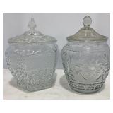 Clear Glass Cookie Jars