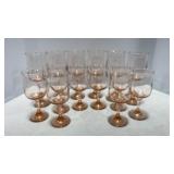 Pink Stemware Glasses