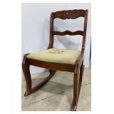 Antique Rosewood Rocking Chair