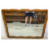 Vtg Cherry Traditional Wall Mirror