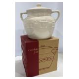 Longaberger Ivory Cookie Jar