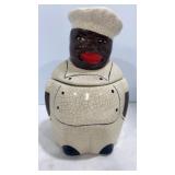 VTG Pearl China Co. Black Americana Cookie Jar