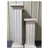 Wooden Column Plant Stands