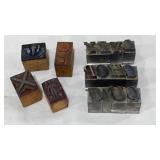Antique Printers Blocks