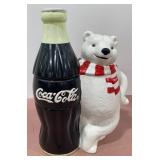 Coca-Cola Polar Bear Cookie Jar