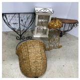 Wall Mount Basket Decor & Frame/Plate Holder