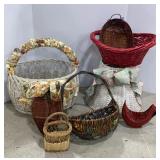 Basket Lamp Shade & Other Baskets