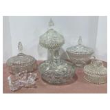 Marquis By Waterford Dish & Clear Glass Covered