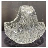 Crystal Basket 8x5x7