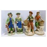 Chalkware & Resin Figures 13in tall