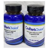 (2) 4oz Crafterï¿½s Choice Fragrance Oils
