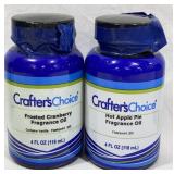 (2) 4oz Crafterï¿½s Choice Fragrance Oils