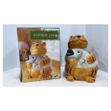Cat & Fish Cookie Jar