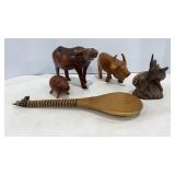 Hand Carved African Animals