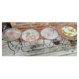 Glass Topped Patio Tables