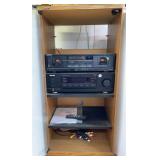 Sherwood AM/FM Stereo Receiver & Sony Double