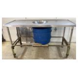 Stainless Top Prep Table
