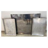 Stainless & Aluminum Prep Pans