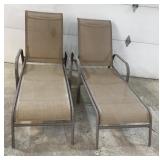 Pair of Patio Lounge Chairs