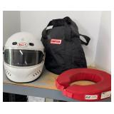 Drag Racing Helmet & Neck Donut