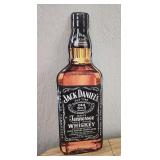Jack Daniels Metal Whiskey Bottle Sign
