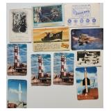 Collector cards, planes, ship, Chewbacca