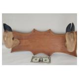 Deer Hoof Gun Rack, 21" X 9"