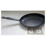 Granite over metal oval skillet