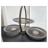 3 tier serving tray, made in England
