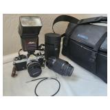 Nikon Camera, Lens, Flash, & bag